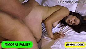 naughty serina rides big cock cowgirl doggy dirty talk licks balls till facial cumshot 😈🍆💦🔥