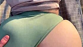 big ass babe bends over for beach doggystyle pounding!