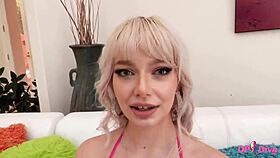 jessica starling's big tits bounce in brutal dp, choking on double monster cocks with gaping ass