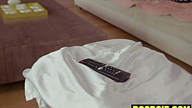 busty milf punishes snooping technicians?