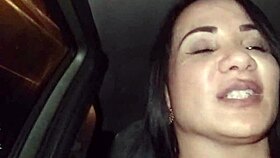 Back at the cinema for wild public doggystyle action with brunette latina