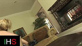 hey, watch this gorgeous blonde with huge tits ride that huge black cock hard