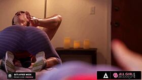 All Girl Massage Ashley Fires Riley Reid Foot Therapy Session