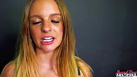 it's stella slurping up sperm after that intense rimming blowjob! 💦🍑🔥