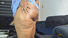 Watch horny bbw mara exotic masturbate her big pussy lips to squirting orgasm full solo video!