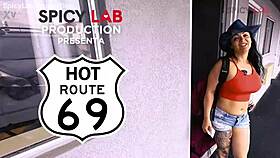 Exhibitionist Busty Milf Fucked Doggystyle on Abandoned Bridge!