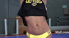 ebony milf jayne doh rides bbc on basketball court 🔥🏀🍑