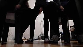 While I masturbated to my girlfriends they masturbated back to me intensely