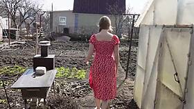 uh, came from the city... and fucked this big ass brunette farmer on ranch