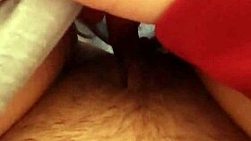 Milf fingers pussy to orgasm wearing pajamas