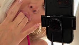 waking up horny, riding my dildo till pussy creams for that hard cock craving