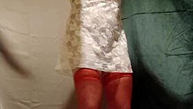 esclave f's hot strip tease for maitre raja 🔥👅