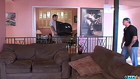 After work brunette craves hardcore anal pounding double penetration cum