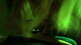 Blonde beauty shares intimate smoking session with partner in steamy closeness