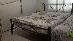 Chubby latina bbw performs deep bedroom cleaning service with curves