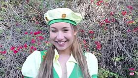 Street Pickup Blonde Cutie Fucked Rough to Creampie Bliss!