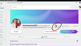 Zoom Tease Exposes Blonde's Erotic Long-Hair Ass Massage