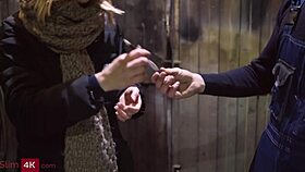 You ready for this skinny pierced teen's dirty anal pounding from behind?