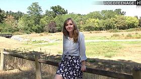 Eighteen-Year-Old Tries Sex Toy In Her First Casting Interview