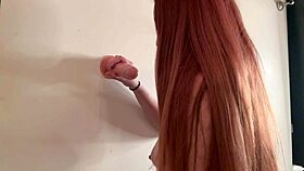italian long hair big tits artemisia love dildo handjob tease