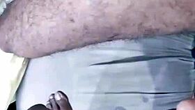 watching my tiny clit next to that thick uncut dick feels humiliating