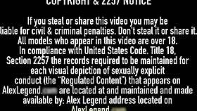 Brunette Shane Blair Deepthroats And Milks Alex Legend's Huge Cock In Heels And Lingerie