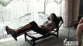 excited couple swaps partners for steamy saturday group fun