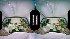 dani jensen cosplays poison ivy in immersive vr scene