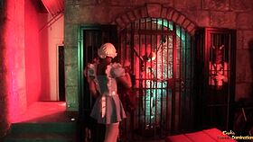 fuck yeah, watch these two prisoners' cocks get sloppy sucked by brunette before mmf lingerie banging and facials!