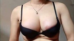 can you watch big tit asian shemale stroke cock to huge cumshot solo?