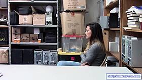 Guard Rips Clothes Fucks Hardcore Shoplifter Teen Thief!