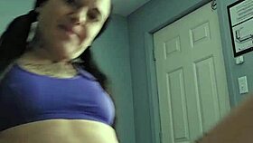Belle Petite 18+ Emy Angel Teases Sexy Petite Body Seductively