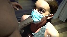 masked cock whores deepthroat bbc ignoring social distancing