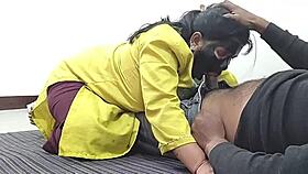 chubby indian wife bent over bedroom creampie after mask full cumshot fuck