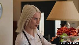 stunning bride bends for first deep anal pounding at vixen hotel