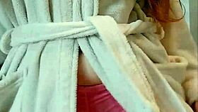 cute pigtail student fresh from shower gropes big tits and wet pussy ahegao