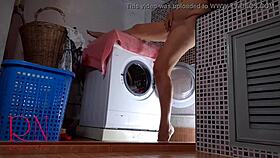 Curvy Housewife Maid Submits to Kinky Washing Machine Domination Fuck