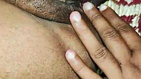 college coed bends over for tight hairy pussy creampie doggystyle quickie