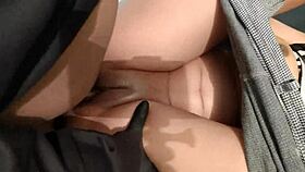 Desperate asian babe begs for deep monster cock missionary creampie