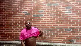 private forward striptease rips clothes in hot weather