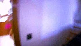 brunette milf hangs out in the kitchen casually