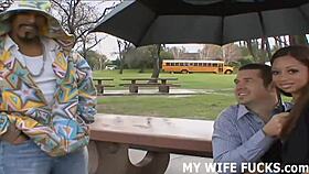 Stranger's Massive Cock Stretches My Tight Pussy to the Limit