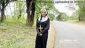 What If I Worshipped This Horny Ebony Nun's Big Ass?