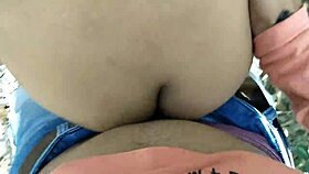 desi college coed girlfriend bends over outdoor for boyfriend's hardcore doggystyle pussy pounding and cumshot