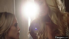 Vixenplus Kayden grinds and licks Ryan's pussy passionately