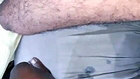 watching my tiny clit next to that thick uncut dick feels humiliating