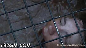 Beautiful Brunette Slave's Fuck Holes Stuffed In Hardcore BDSM Toy Play