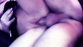 Czech brunette's big tits bounce as hard cock fills ass before facial cumshot