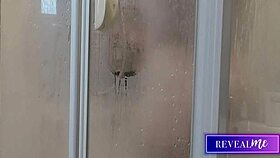 Hot Italian milf's sensual shower tits pussy vibrator play!