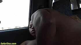 i couldn't resist my ebony partner's rough deepthroat and backseat pounding anymore